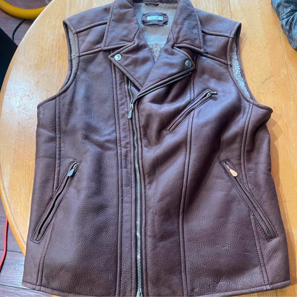 BRUNELLO CUCINELLI leather vest